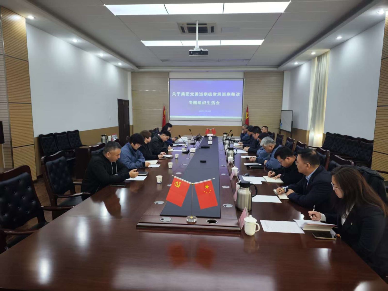 党组织巡查会